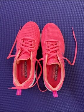 Skechers Women's Bright Pink Athletic Sneakers